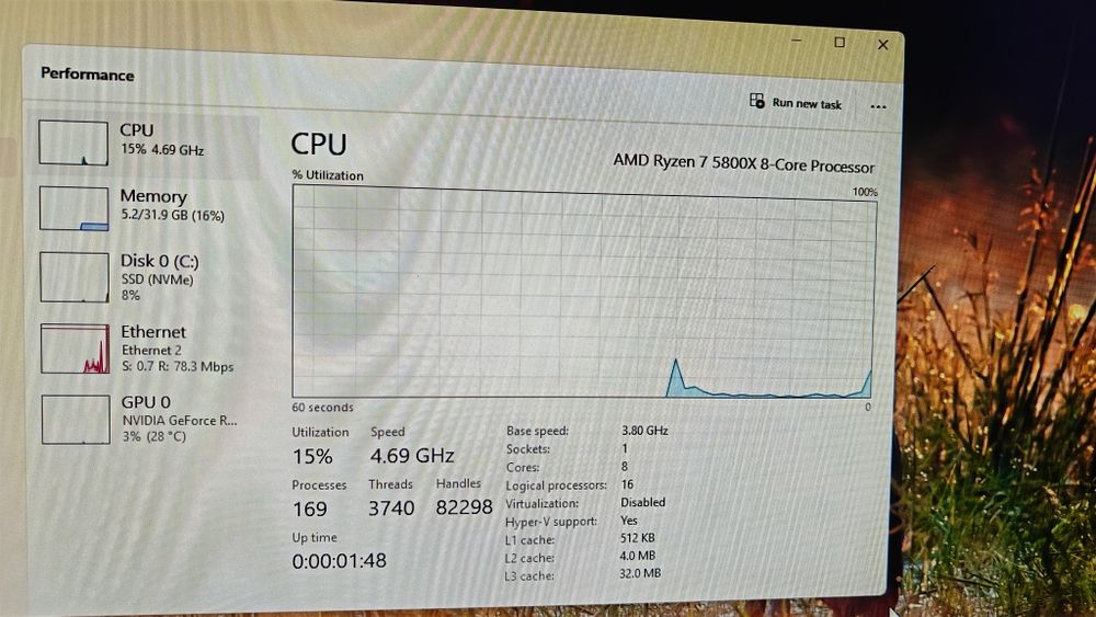 Геймърски компютър ryzen 7 32gb ram rtx 3080
