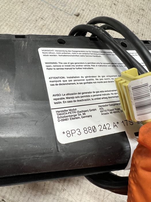 airbag scaun dreapta fata audi a3 8p 2008