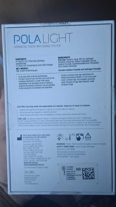 Pola light(aparat de albire a dintilor )