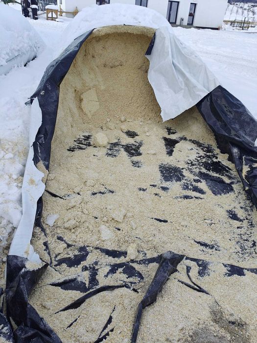 Faina de porumb crimping