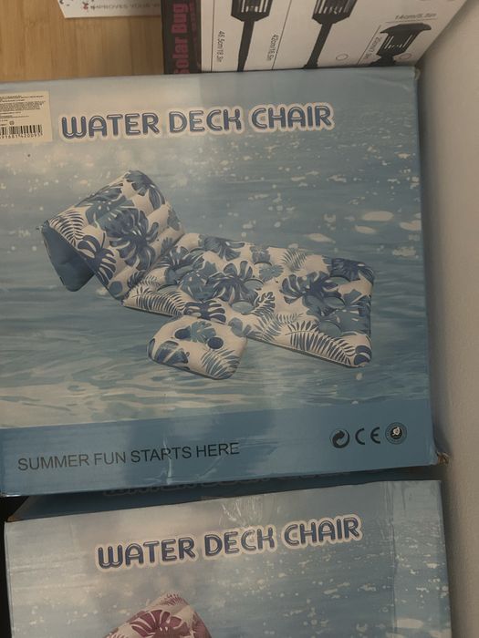 Saltea plutitoare Water Deck Chair 180x90 cm, nouă, sigilată