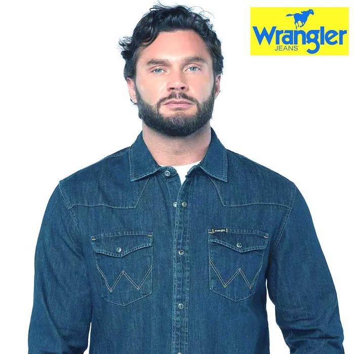 Рубашка джинсовая "Levi's", "Wrangler" & "Montana"