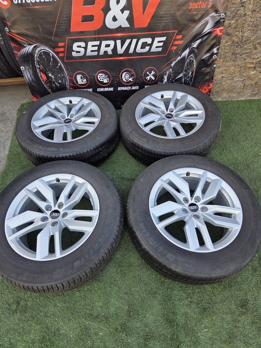 Jante Audi Q 5 R 18 5x112 Originale cu 235 60 18 Michelin Cross Climate