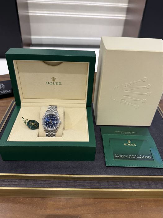 NEW Rolex Datejust 36mm Steel and White Gold 126284rbr