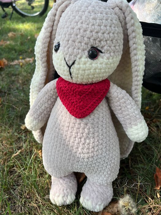 Плетено зайче Топи на една кука