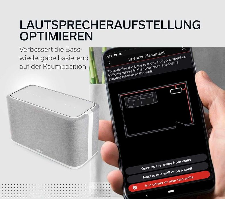 Нова Bluetooth Портативна Колонка Denon Home 350 WTE2 Multiroom