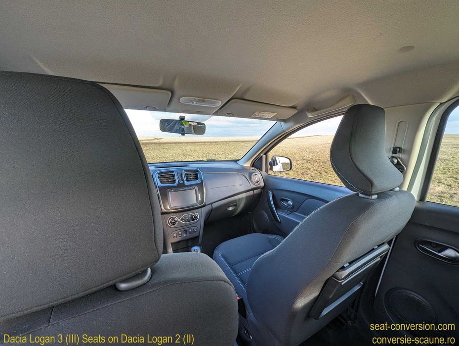 Sistem adaptare scaune de Logan Sandero 3 III pe Logan Duster < 2020