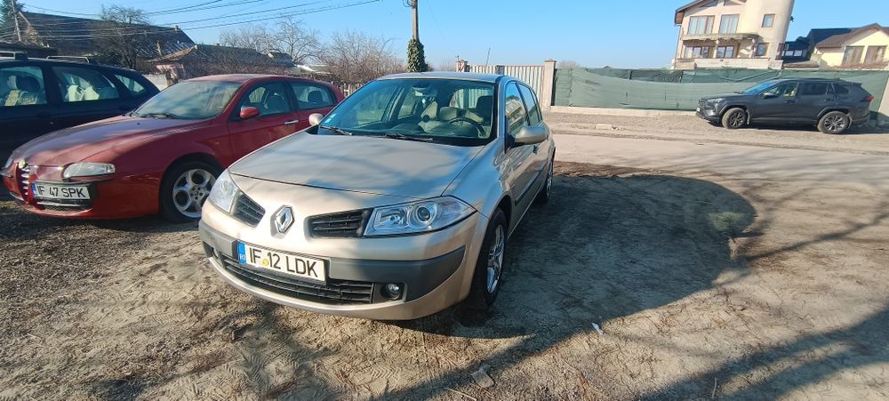 Vand megane 2, 1,5 dci, 6 trepte, ac, pilot automat.