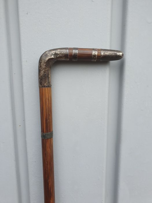 Baston vechi cu cap din argint