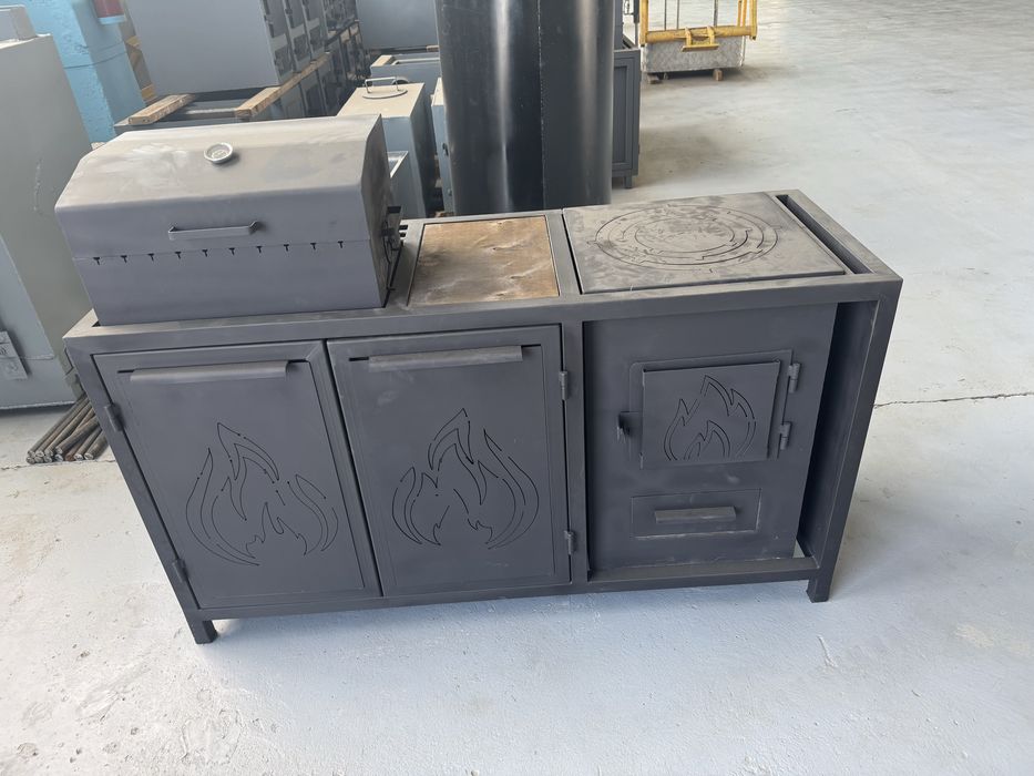 Мангальная зона из металла