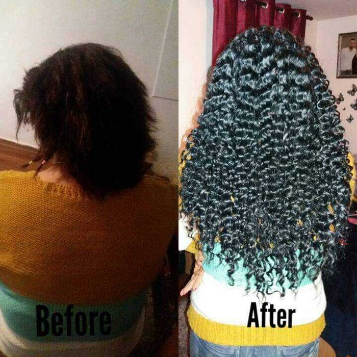 Extensii afro , PRET 580 cu totul