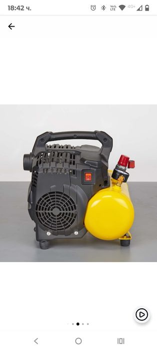 Компресор Stanley SILTEK DST 100/8/6, 1 к.с., 230 V, 2 цилиндъра, 6 л