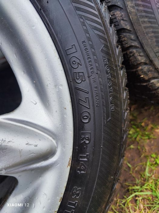 4 лети джанти 4х100 с хубави зимни гуми