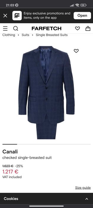 Costum Canali original