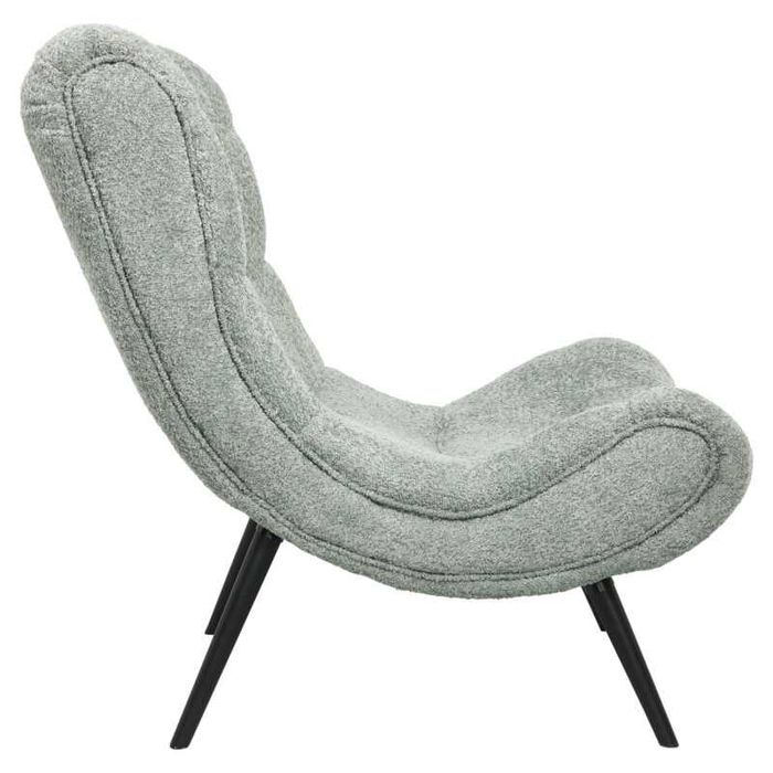 Фотьойл, HM9605.02, Розов, Зелен, Екрю, Бежов, Текстил, 97х80х100см.