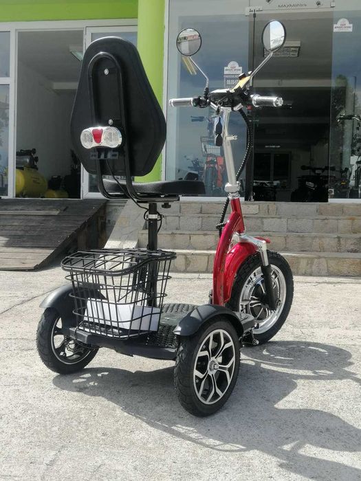 Електрическа Триколка А3 750W/48V/12Ah - RED (с предно предаване)