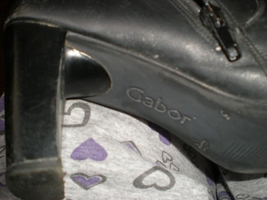 Дамски елегантни ботуши Gabor - естествена кожа;номер 38\39