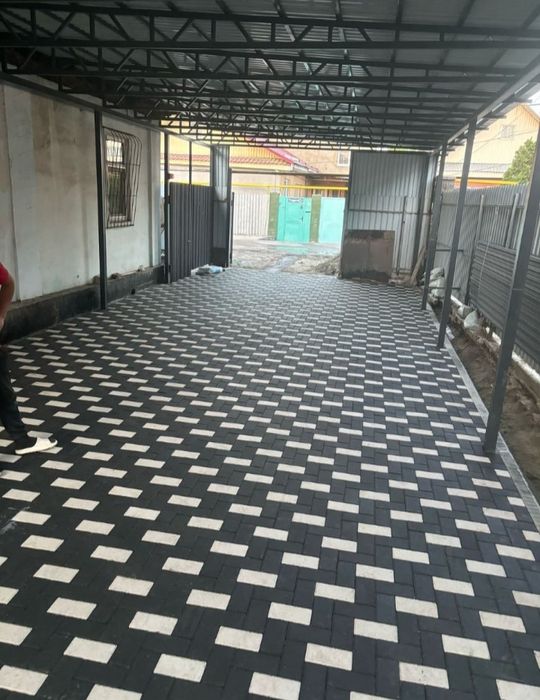 Укладка брусчатки