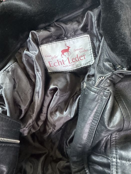 Куртка кожаная размер 52-54