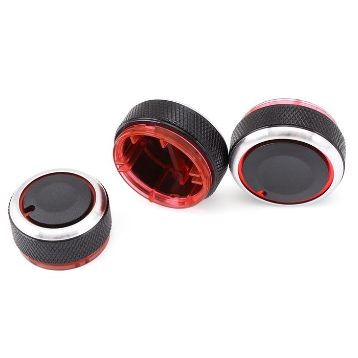 Комплект 3 бр.  бутони за  климатик/парно - VW Polo 9N 2001-2016