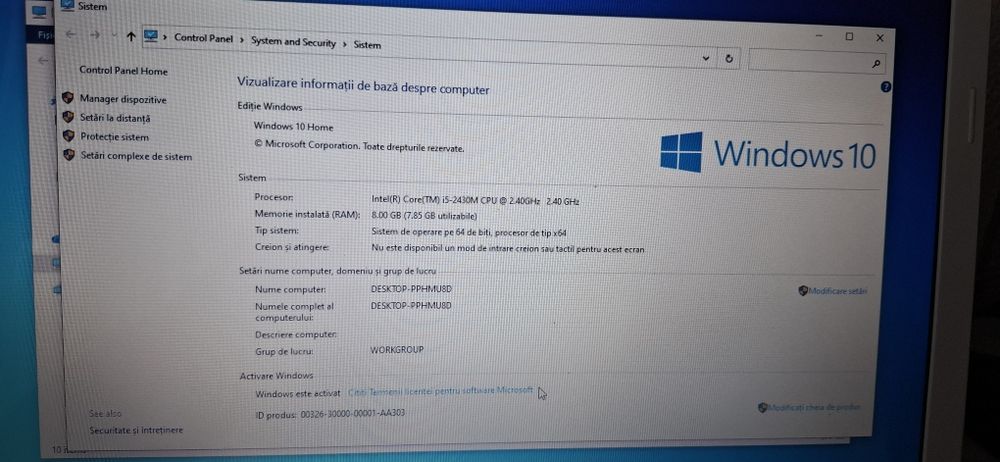 Laptop Packard Bell i5