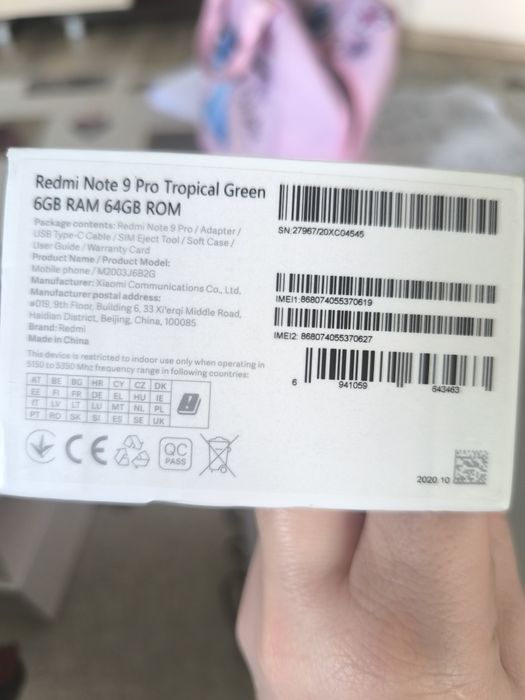 Телефон Redmi note 9 pro