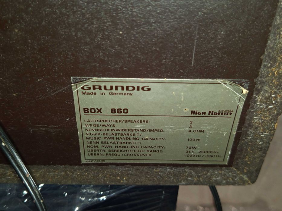 Трилентови тонколони Grundig Box 860