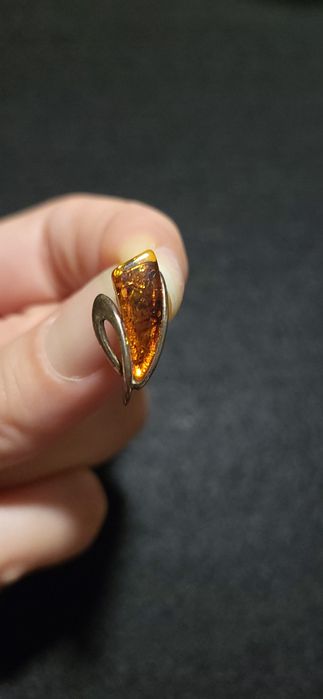 Сребърни бижута пр.925 с кехлибар