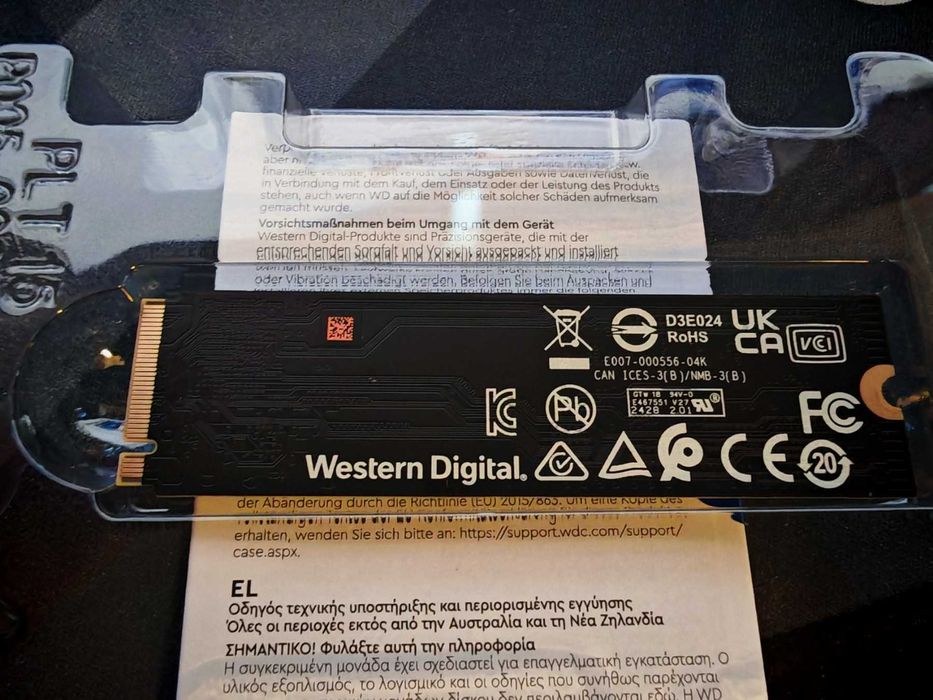 Crucial P3 4TB SSD диск  NVMe, M.2 2280