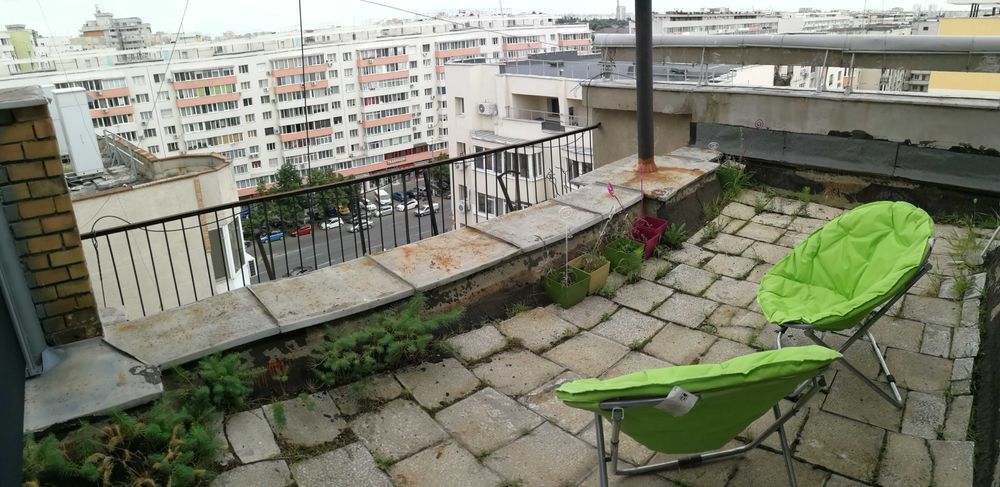 Garsoniera Piata Iancului Metrou cu terasa planul 2 fix la metrou
