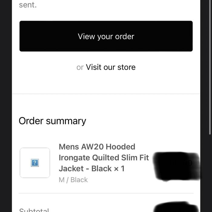 Trapstar aw20 Irongate