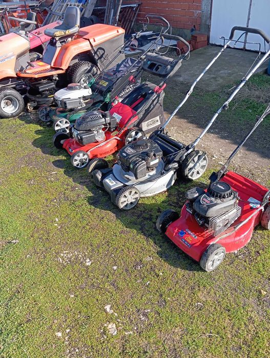 Тракторна косачка и самоходна косачка със стартер