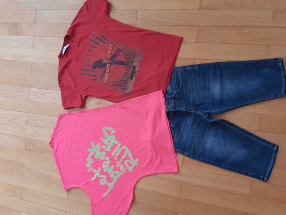 Детски тениски Моschino,Terranova, LCW и къс панталон Levis за 12-14г.