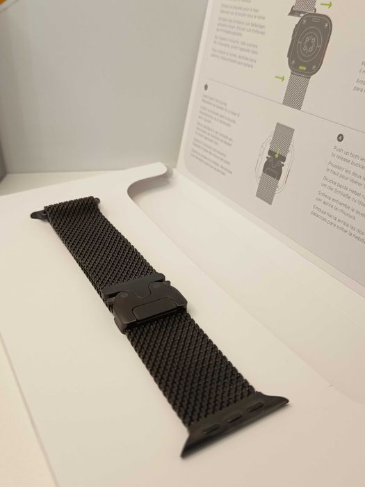 Apple Watch Ultra 3 49mm/Black Titanium/GPS+Cellular/Titanium Milanese Loop/Baterie 100%/ca NOU! ID10907