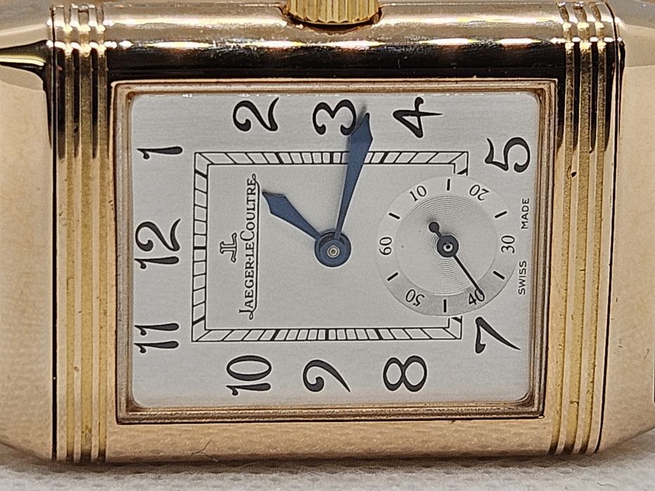 Jaeger LeCoultre Reverso Duetto Classique розово злато 18к, с диаманти
