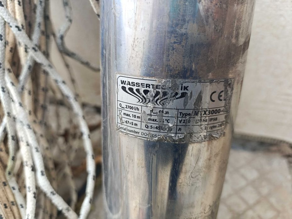 Сондажна помпа за вода