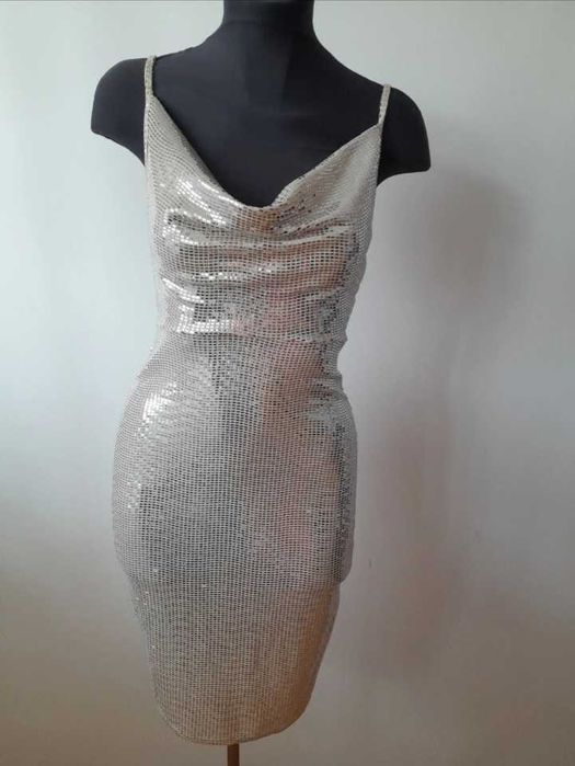 Rochie de ocazie argintie