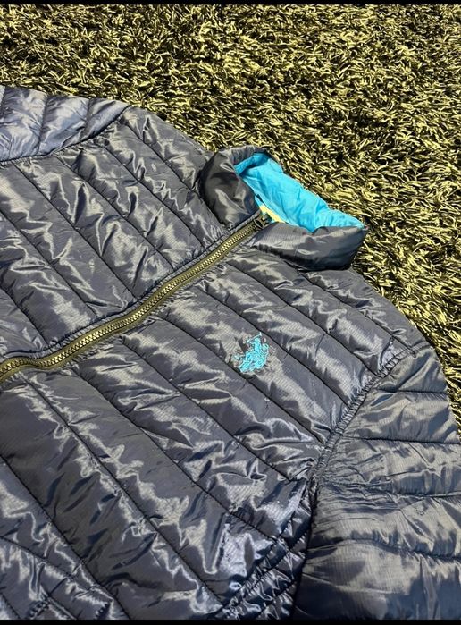 Geaca puffer bleumarin