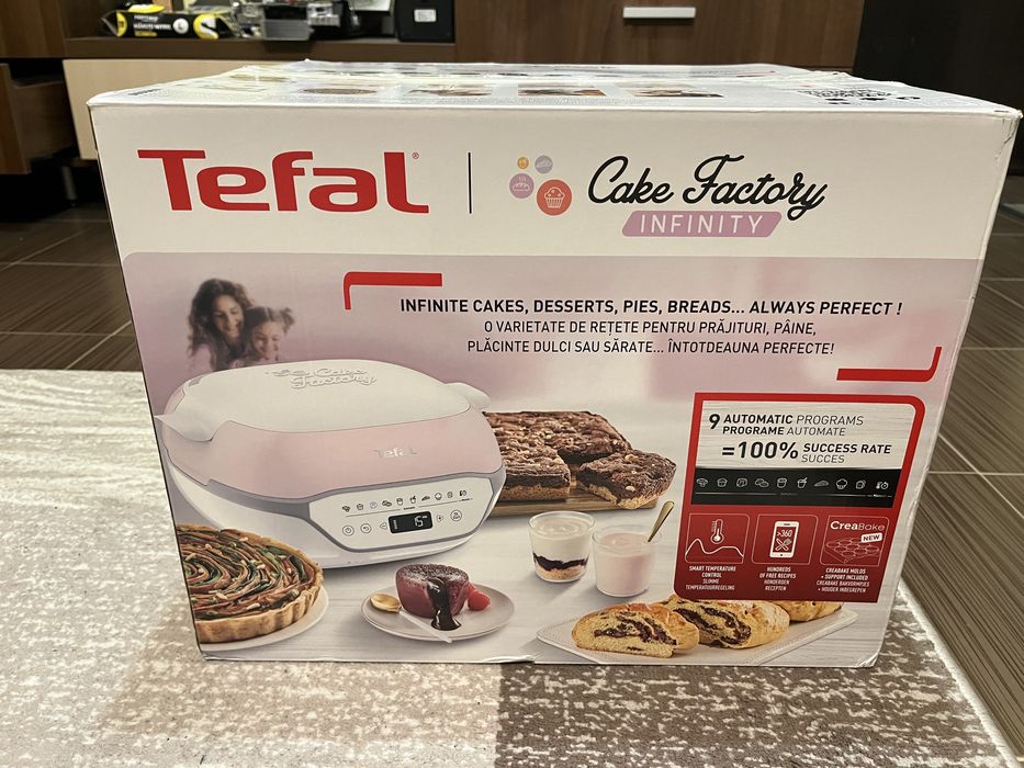 Aparat pentru desert tefal cake factory infinity