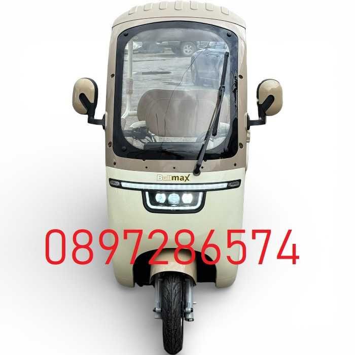 Електрическа триколка с покрив Калинка Premium - 3000W, 72V/60Ah