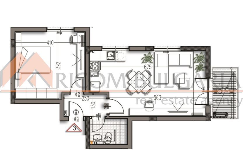Продава се Двустаен апартамент в Варна, Изгрев - 79 кв.м за 1564 €/кв.м - Снимка #1