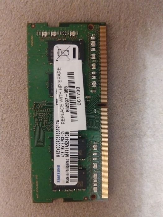 DDR-4 SODIMM 4Gb на ноутбук