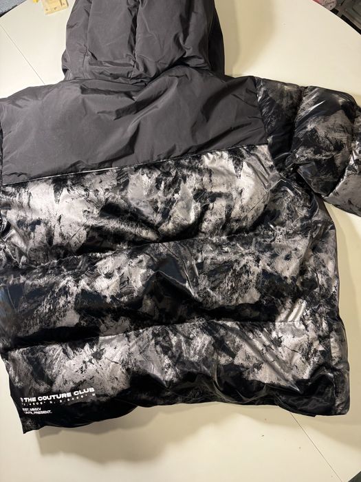 Geaca de puf Couture Club cu gluga