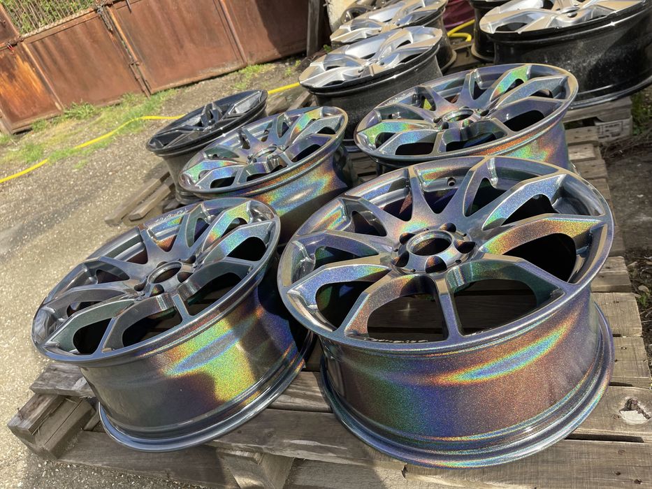 Sablare Reconditionare Vopsire in camp electrostatic Indreptare jante