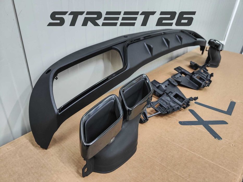 Bara fata AMG si Difuzor C63 Mercedes C-Class W205 (2014-2021)