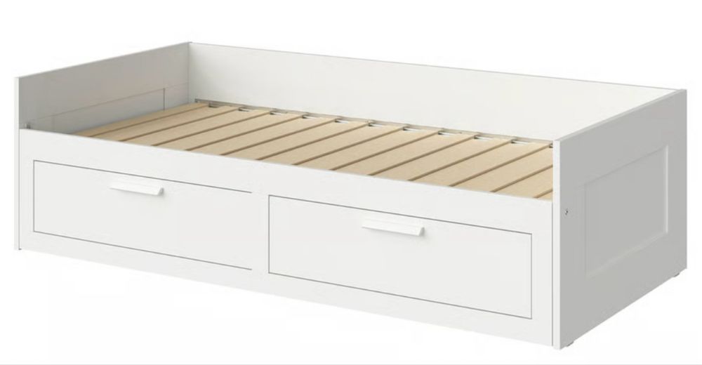 Cadru divan Brimnes cu 2 saltele- IKEA