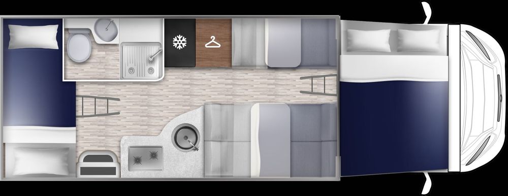 Autorulota Alcove Elnagh Baron 22, an 2026, 7 persoane