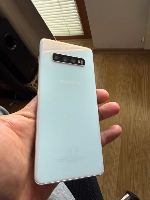 Samsung Galaxy S10 plus 128GB Prism White, 4 100 mAh батерия - перфектен