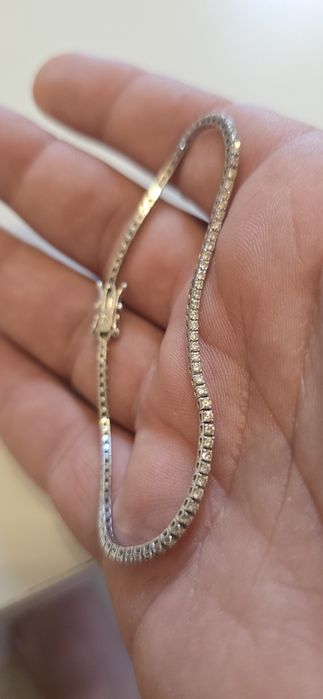 Brățară tenis 18 k diamante 1.70 ct F-H okazie