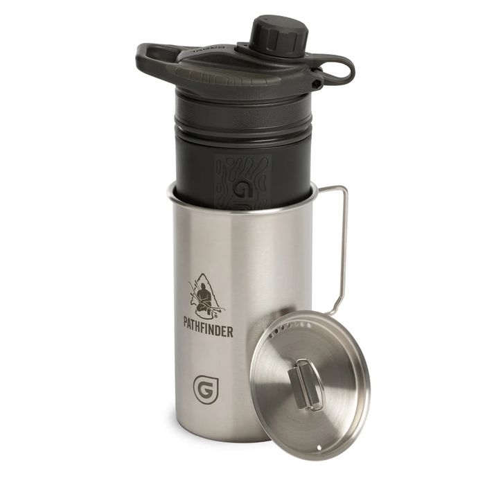 GRAYL GeoPress 900 ml неръждаем съд за къмпинг / лов / риболов / bushcraft / туризъм